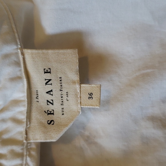 Sezane Ulysse blouse ecru size 36/4 - Picture 4 of 13